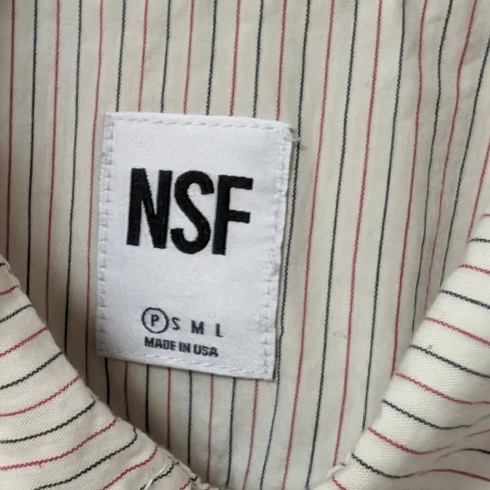 NSF button down dip dyed XS
